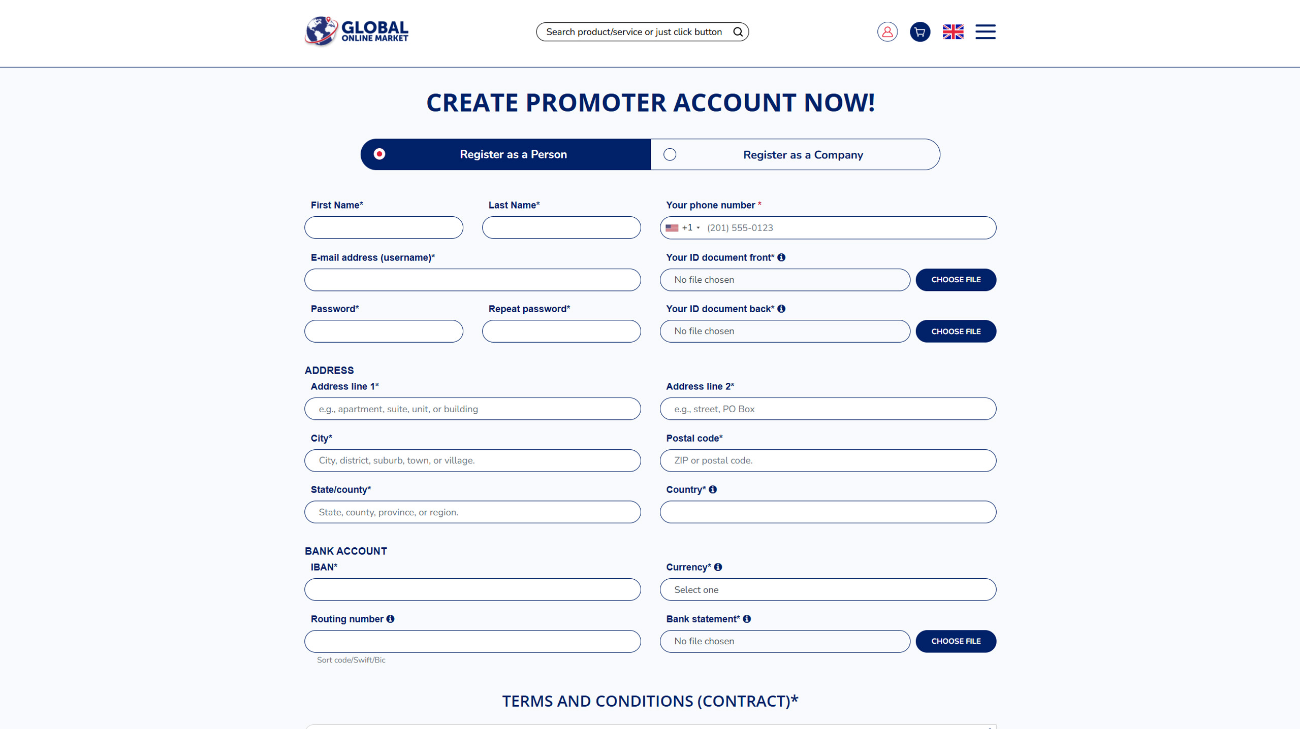 Register as an Individual Promoter tutorial preview